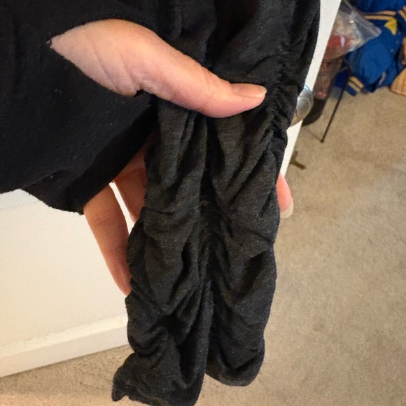 Alfani dark gray turtleneck with ruched sleeves - Picture 11 of 13